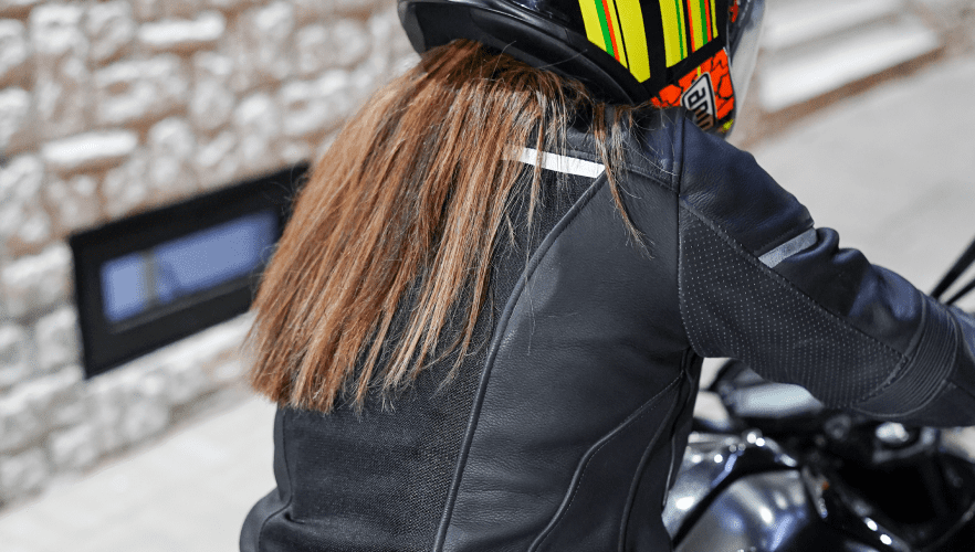 Nova Lady Leather Motorcycle Jacket