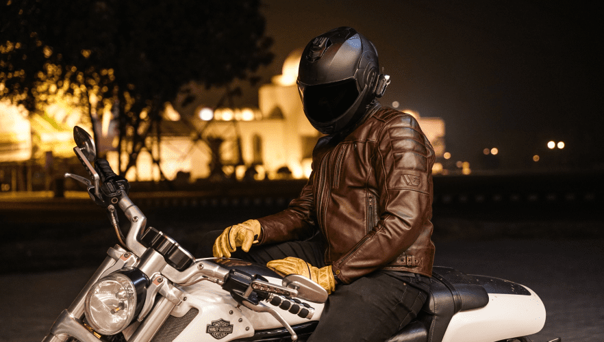 Thunder Leather Motorcycle Jacket