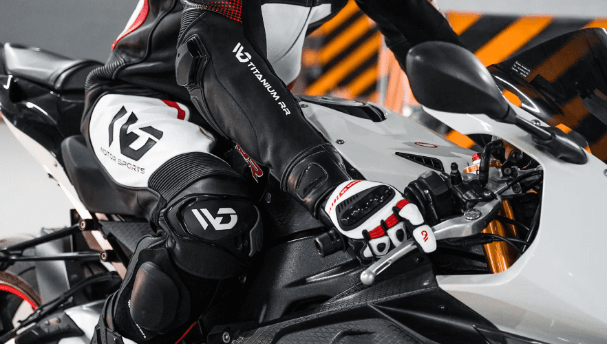 Titanium RR Motorcycle Gloves