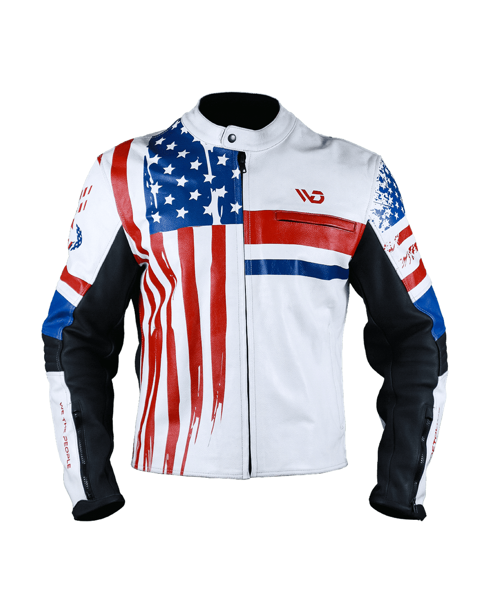 Autonomy Leather Motorcycle Jacket - Front View