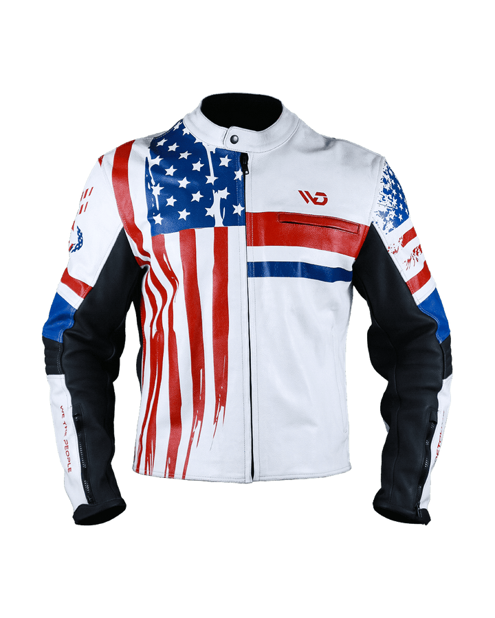 Autonomy Leather Motorcycle Jacket, Front Side