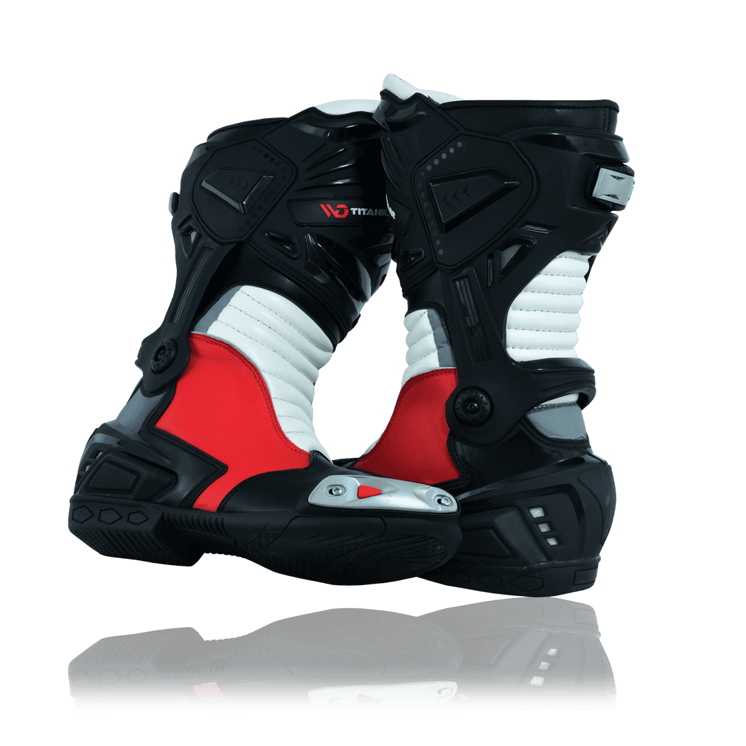 Titanium RR Motorcycle Boots