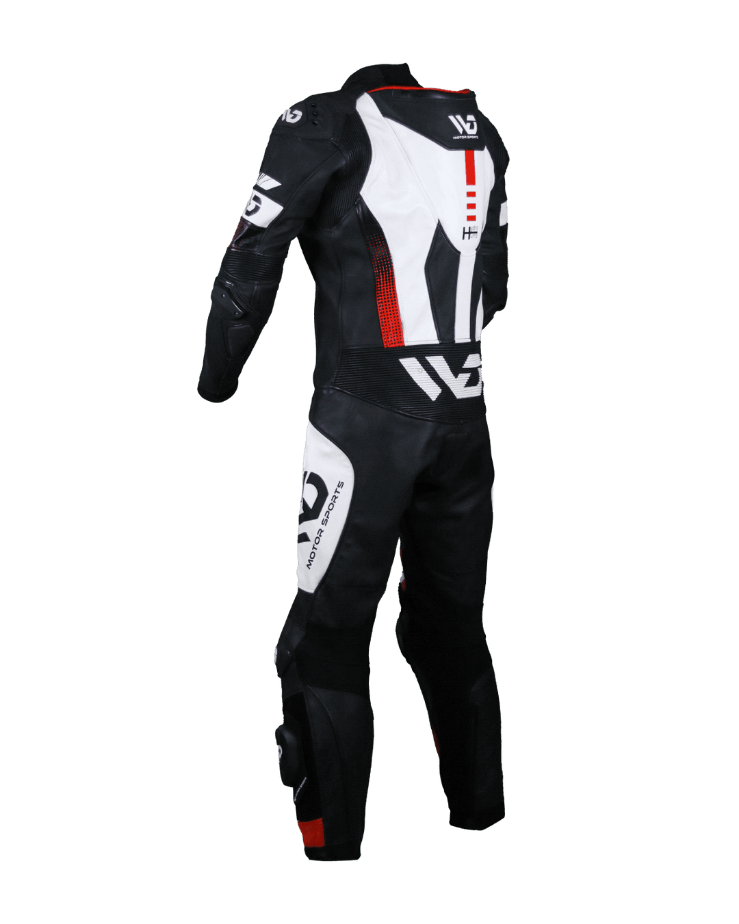 Titanium RR Motorcycle Suit - Back Side View