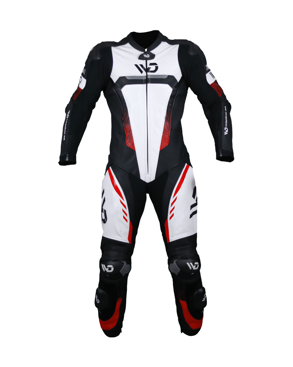 Titanium RR Motorcycle Suit - Front View (2)