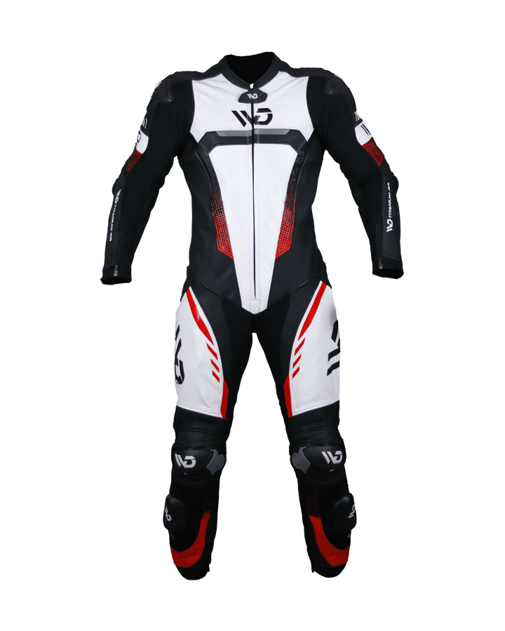 Titanium RR Motorcycle Suit - Front View (2)