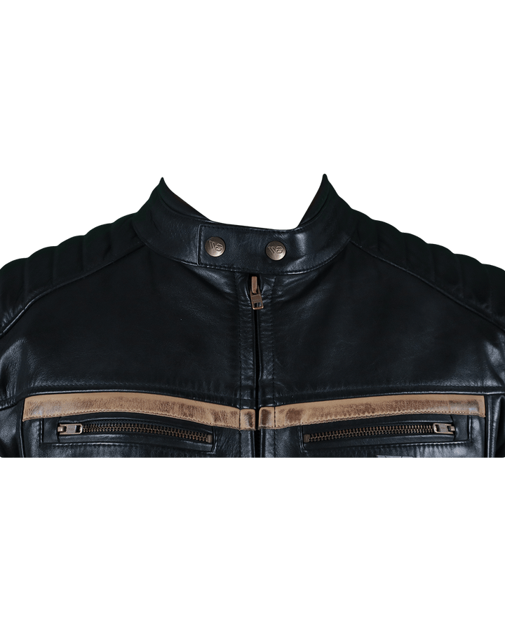 Wade Leather Motorcycle Jacket