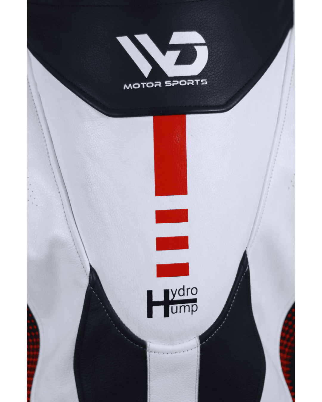 Titanium RR Motorcycle Suit - Back Hump View