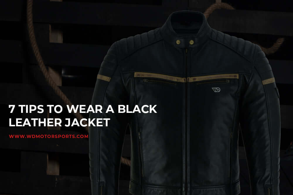 7 Tips To Wear A Black Leather Jacket