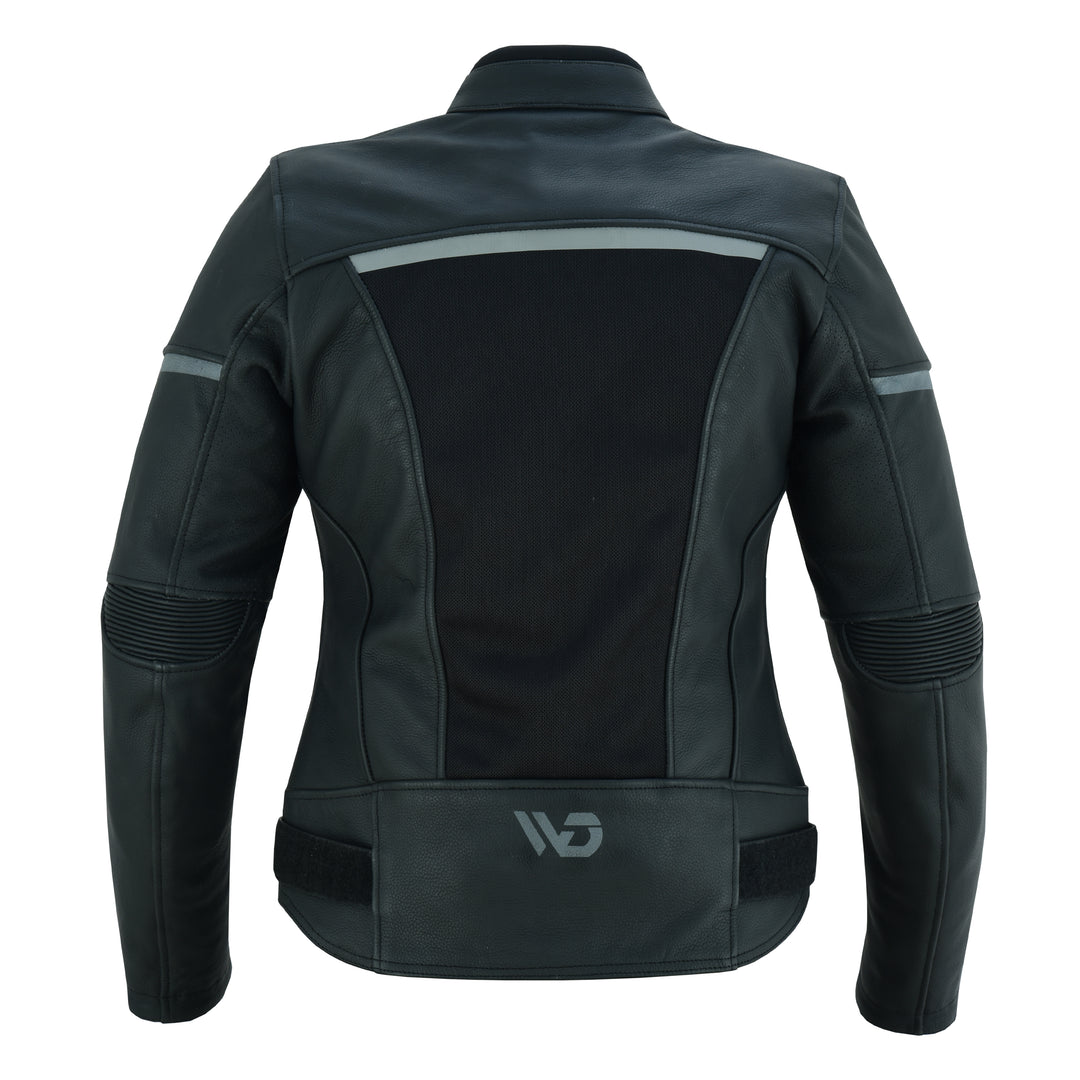 Nova Lady Leather Motorcycle Jacket