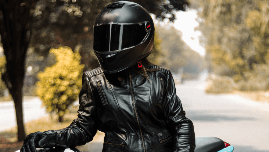 Diva Lady Leather Motorcycle Jacket