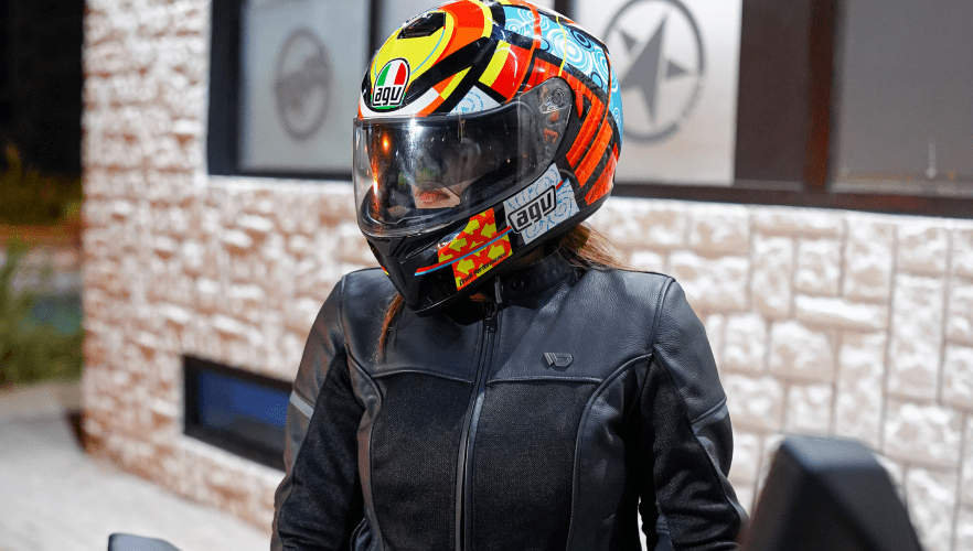 Nova Lady Leather Motorcycle Jacket