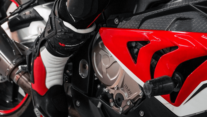 Titanium RR Motorcycle Boots