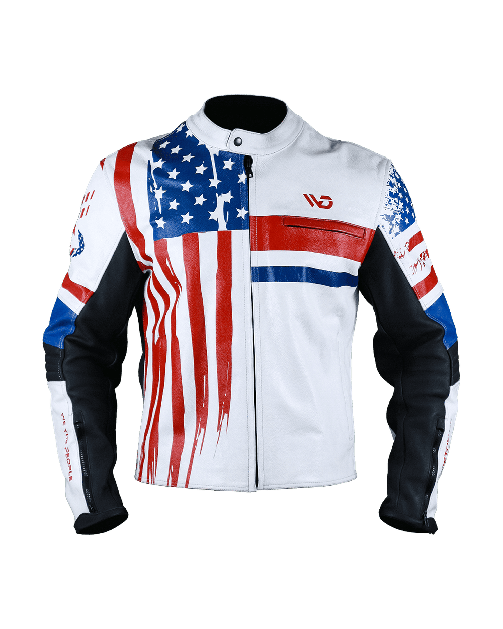 Autonomy Leather Motorcycle Jacket - Front View