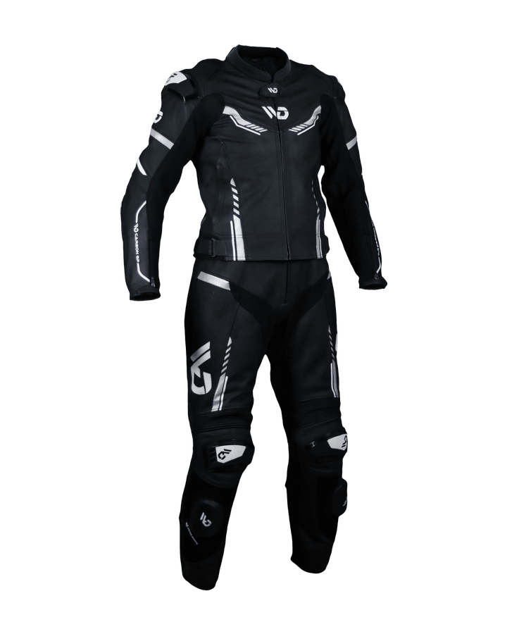 Carbon GP Two Piece Leather Suit