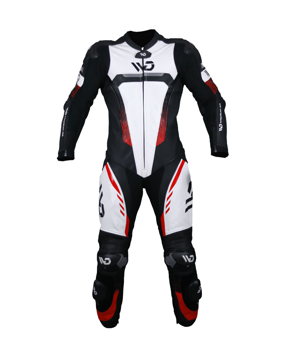  Titanium RR Motorcycle Suit - Front View (2)