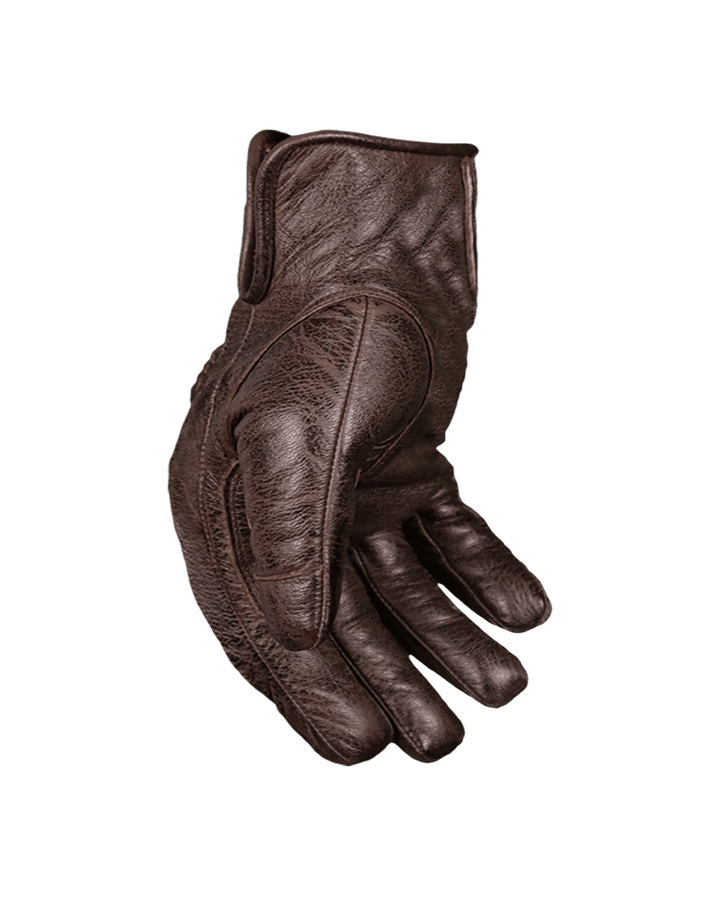WD Blunt Leather Motorcycle Gloves - Folded View